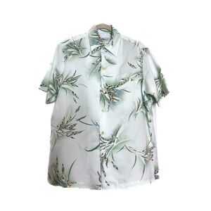 Vintage Tori Richards Honolulu Tropical Men's Aloha Shirt